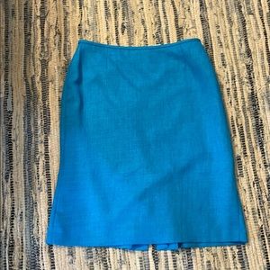 Blue Pencil Skirt